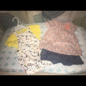 Set of Carter’s summer outfits 18 months